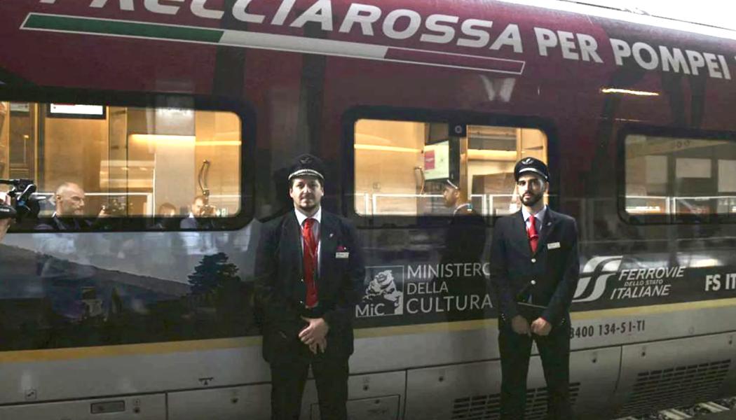 Tåget avgår från Rom kl. 08:53 och lämnar Pompeji för återresa kl. 18:40. Foto: Frecciarossa
