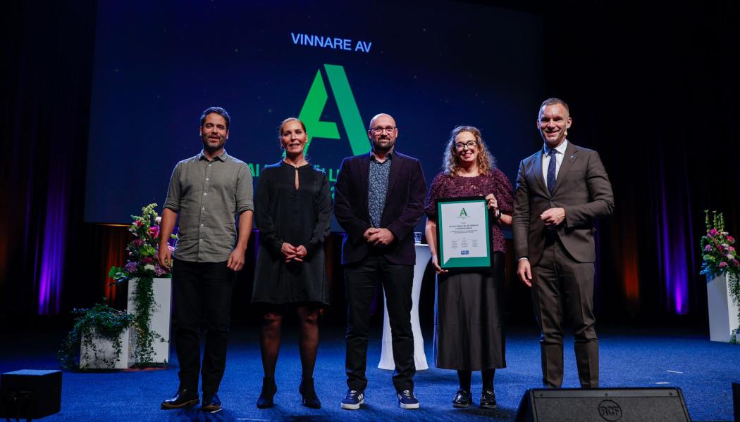 Region Stockholms AI-projekt får pris på Kvalitetsmässan