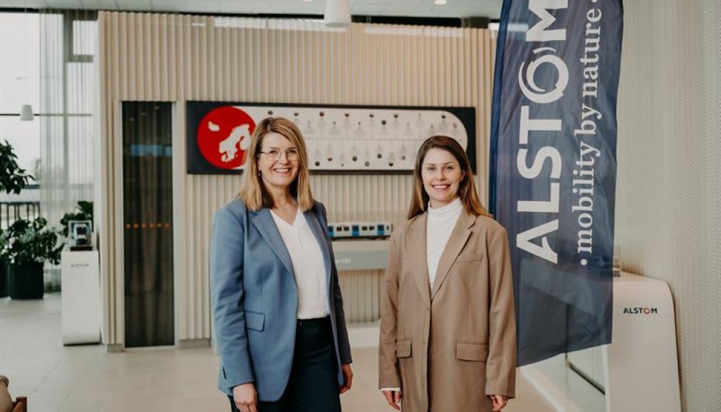 Maria Signal Martebo, vd Alstom Sverige & Maja Rapp, vd Tåg i Bergslagen