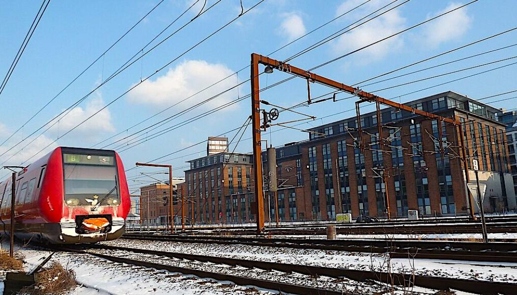 Huvudkvarteret för Banedanmark på Østerbro i Köpenhamn, till höger.Foto: Creative Commons Lic. kredit: of Banedanmark. Kredit: Leif Jørgensen 