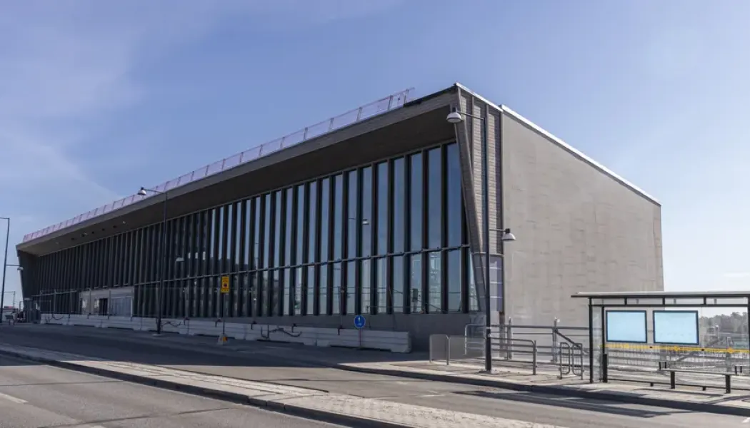 Barkarbys nya stationshus. Foto: Trafikverket