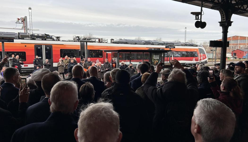 Danmarks första batteritåg nu i trafik
