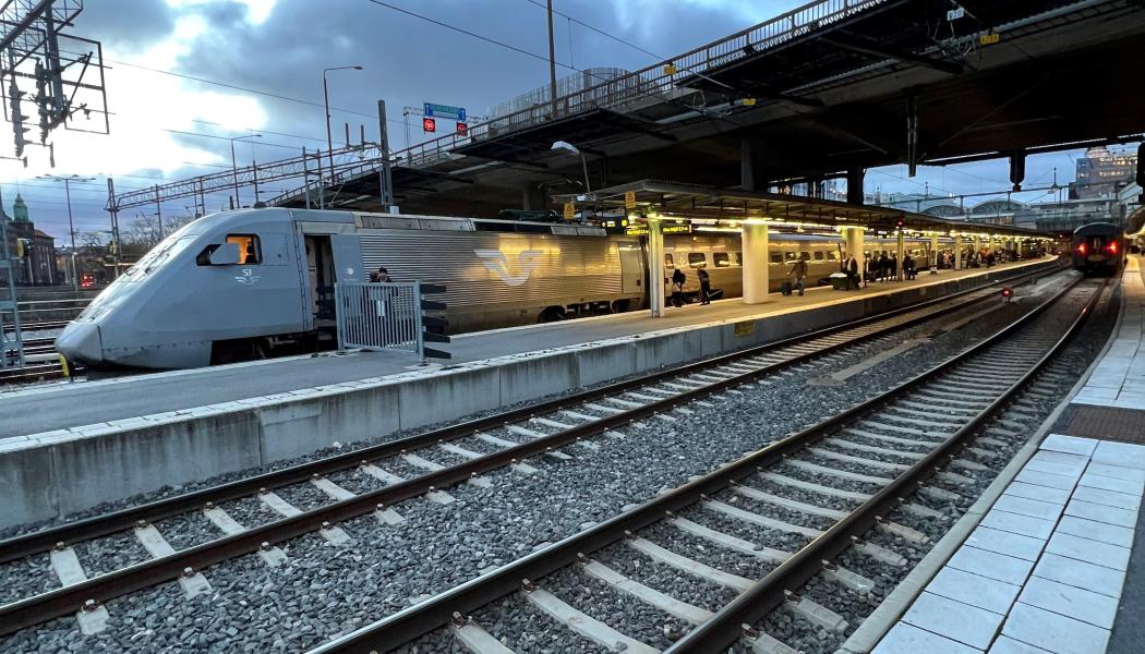 Järnvägen måste ses som ett huvudtransportmedel, skriver Hans Sternlycke här i sin debattartikel.
Foto: John Hardwick 
