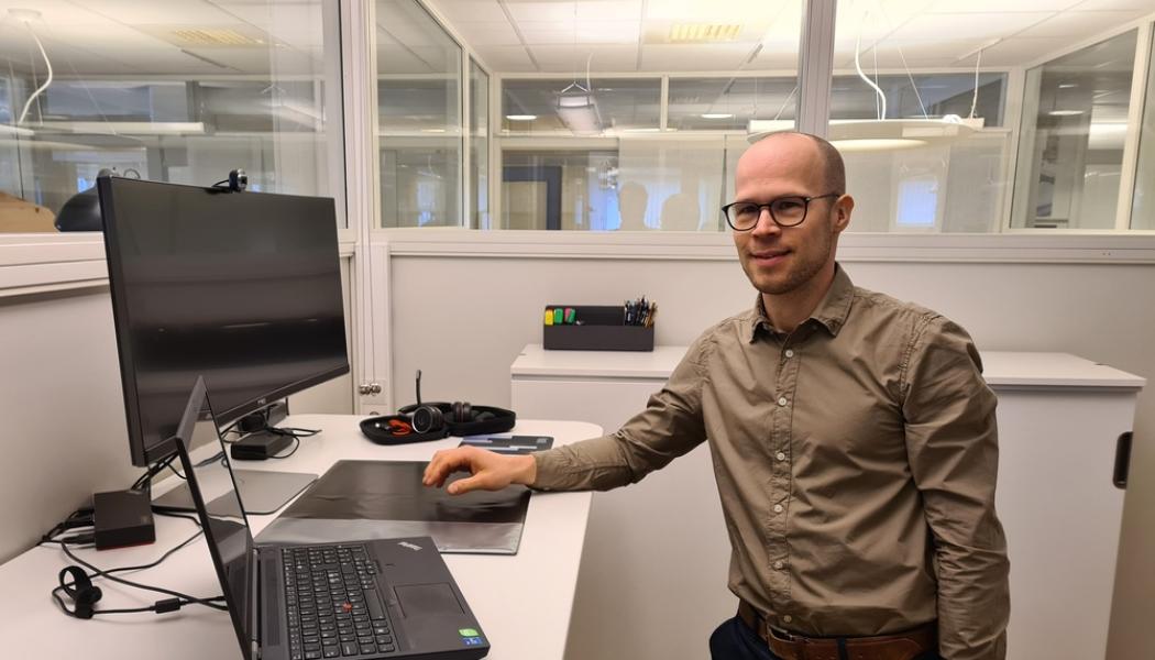 Joakim Matti, chef för Bjerkings enhet Järnväg. Foto: Bjerking