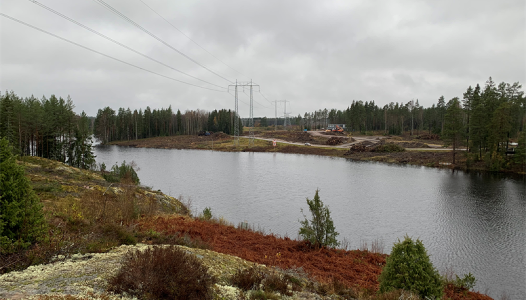 Trafikverkets bild av Bladsjön i November 2023. Fotograf: Trafikverket