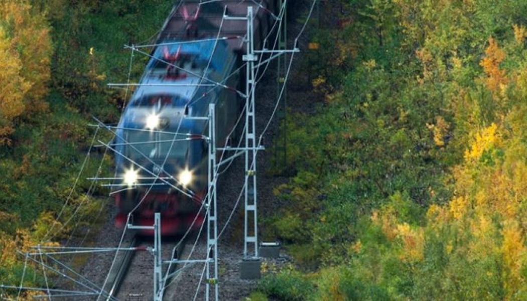 Utbyte av kontaktledningsfundament-/stolpar. Foto: Trafikverket