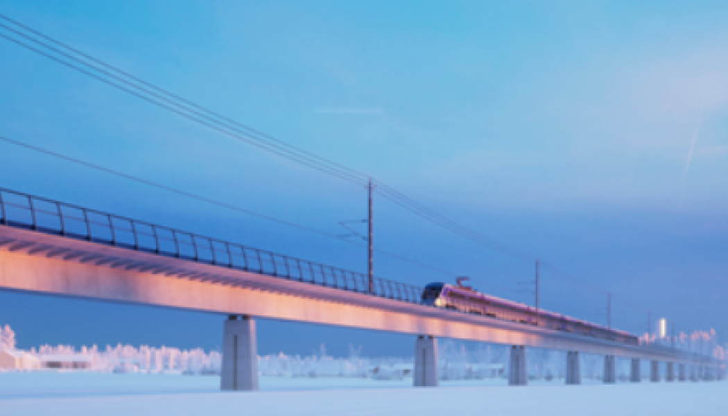 Brons arkitektur hjälper till att framhäva Robertsfors känsliga natur. Bild: Trafikverket