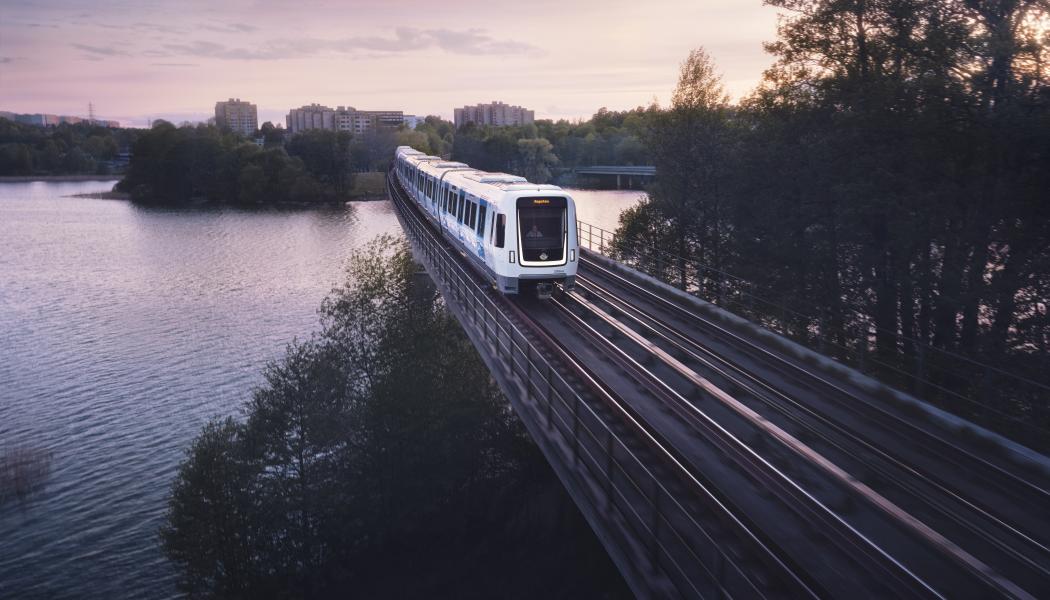 Allt fler C30-tåg kör i tunnelbanan. Just nu är 63 vagnar i trafik. Foto: SL