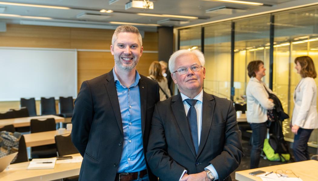 Christoffer Öqvist och Jan Owe-Larsson. Foto: Mälardalsrådet