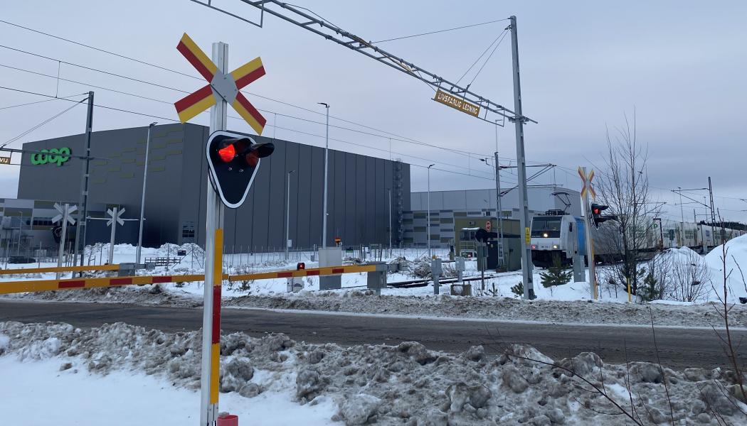Tåg ankommer till Copp i Eskilstuna. Foto: Coop