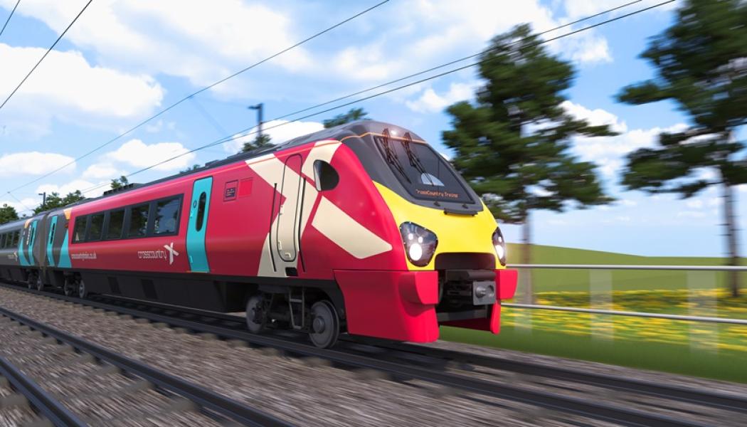 En visualisering av den nya färgsättningen. Bild: Alstom
