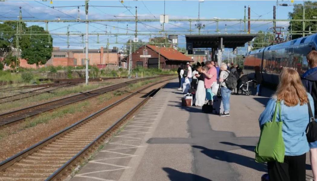 Avstängningen påverkar all tågtrafik på sträckan Sala–Avesta Krylbo. Foto: Göran Fält