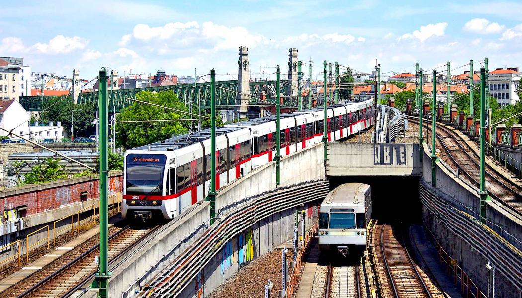 Användningen av kollektivtrafiken i Wien ökar mer än biltrafiken. Foto: Wikipedia Common, kredit: Tokfo