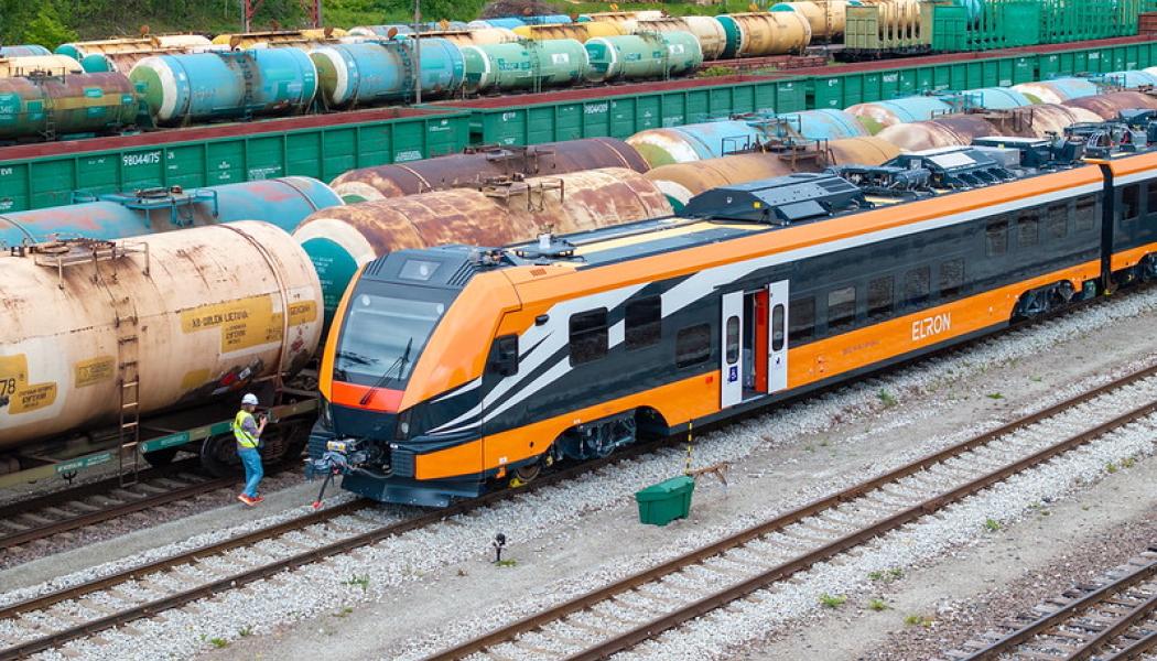 Nya el-tåget i Tallinn. Foto: Elron