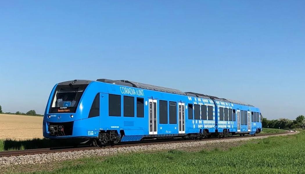 Ett vätgasdrivet Coradia iLint-tåg från Alstom, samma modell som testades i Groningen innan regionen övergav vätgasplanerna. Foto: Alstom