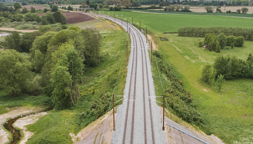 Ringsted- Femernbanan kommer att binda samman Danmark med kontinenten. Foto: Banedanmark