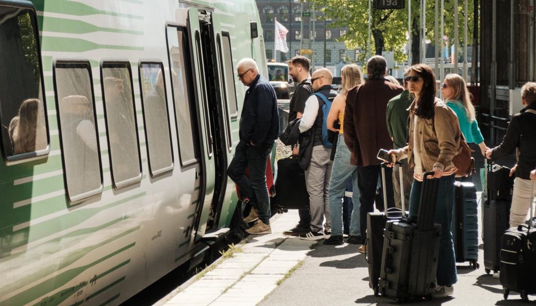 Bokningarna är upp 6 procent jämfört med förra påsken. Foto: VR Snabbtåg 