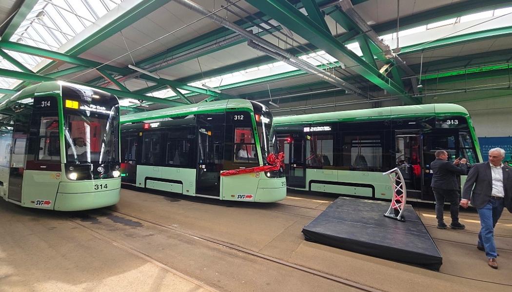 Åtta fordon har hittills levererats till Frankfurt an der Oder, och enligt Škoda kommer ytterligare två att anlända inom kort. De tre sista befinner sig i slutfasen av tillverkningen. När alla är i drift kommer de att ersätta stadens äldre vagnpark bestående av KT4-vagnar från tidigare decennier. Foto: Skoda
