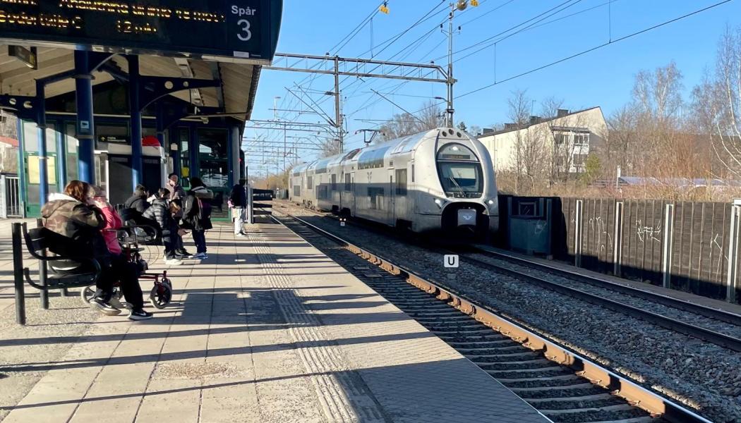 I Stockholmsregionen inträffade flera större störningar i slutet av månaden då trafiken bland annat drabbades av signalfel vid Häggvik. Foto: Stina Wickenberg