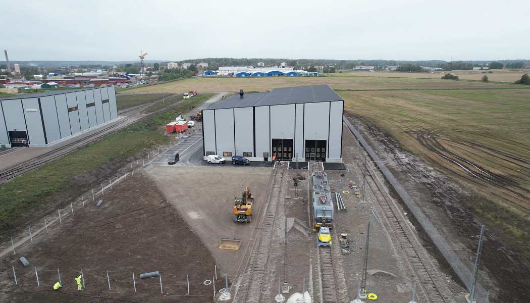 Lokverkstaden i Hallsberg. Foto: Siemens