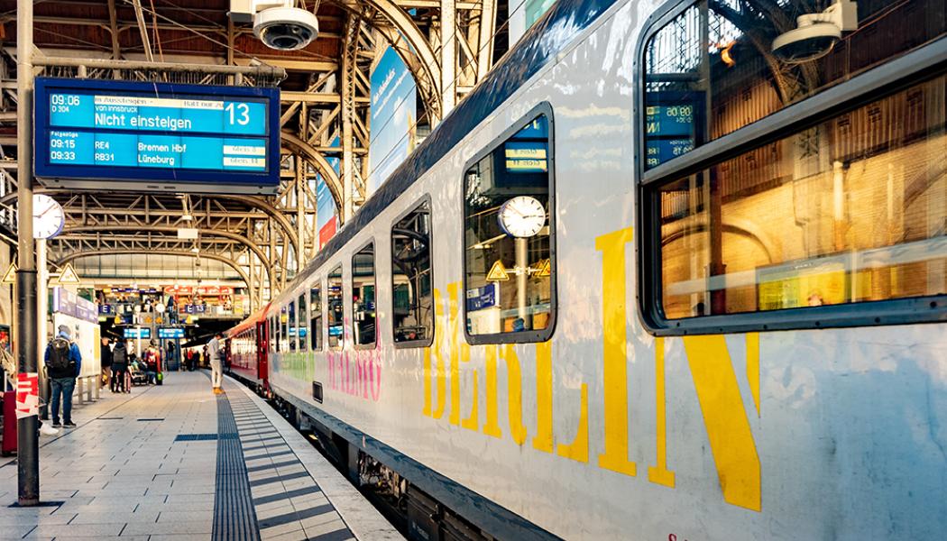 Snälltåget i Hamburg. Foto: Snälltåget
