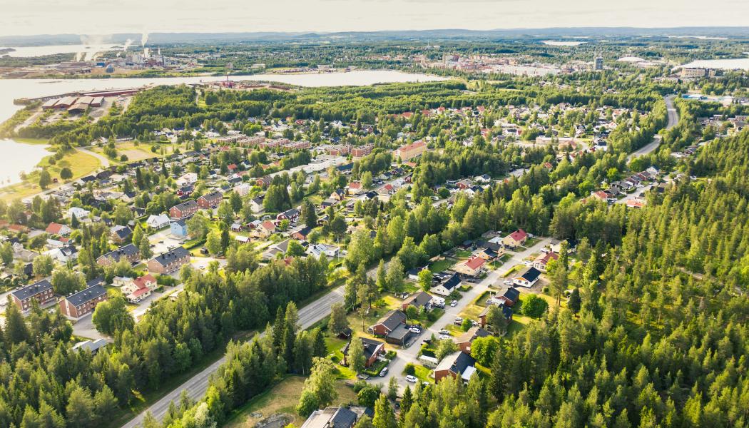 Vy över Klubbgärdet i Piteå. Foto: Henrik Stenberg/Unsplash