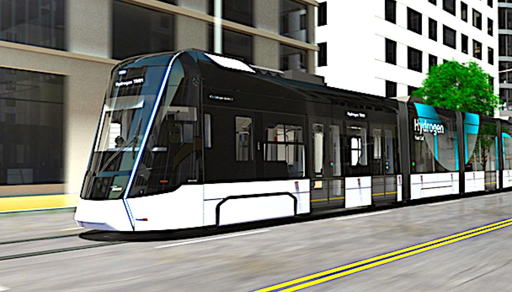 Hyundai Rotems vätgasdrivna spårvagn. Foto: Hyundai Rotem