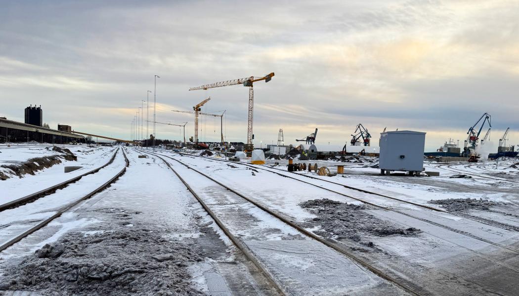 Ny järnvägsetapp klar för ökade godsvolymer i Luleå