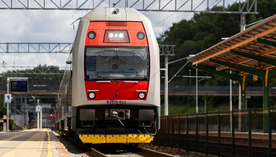 Kaunas järnvägstation. – Kaunas kommer att bli en viktig logistisk knutpunkt, säger Mykolas Dumbrava, chef för Rail Baltica Design Division. Foto: Rail Baltica