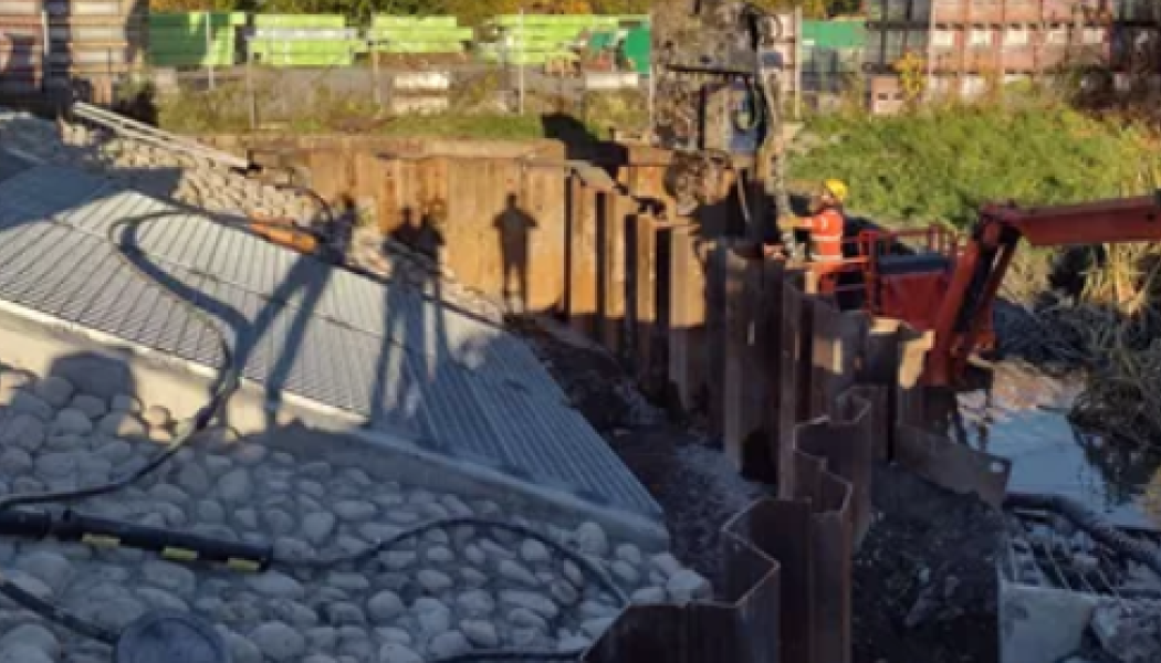 Kulverten behövs för att hantera de ökade vattenflödena för Spångaån och Bällstaån. Foto: Trafikverket