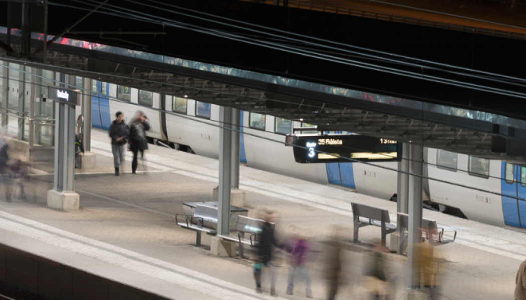 Förbättrad belysning väntar resenärerna på Lund C. Foto: Trafikverket