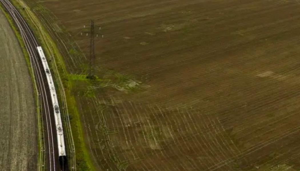 Två spår mellan Hässleholm och Lund ska bli fyra. Foto: Trafikverket