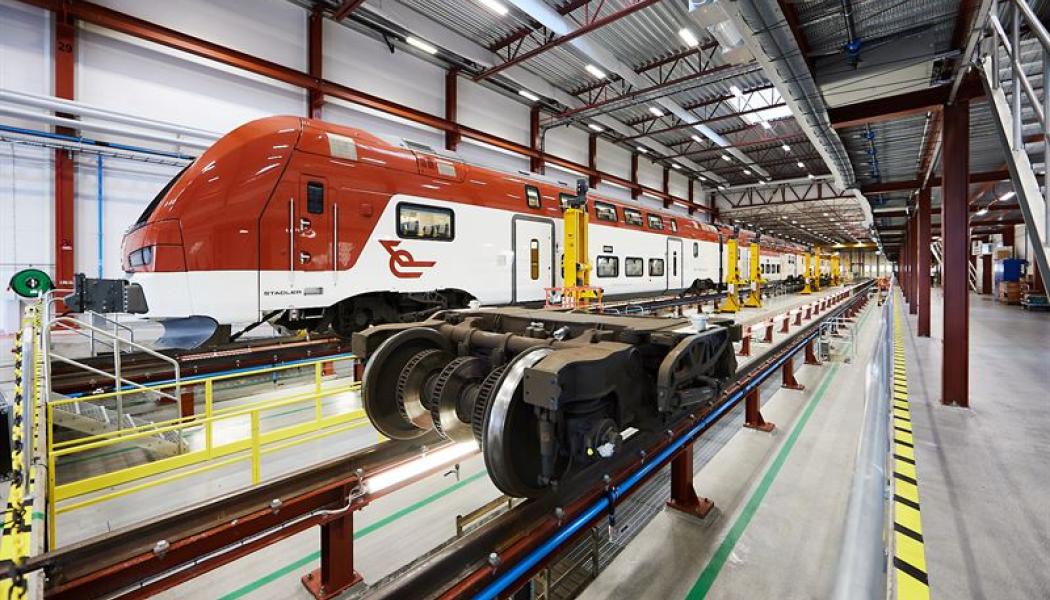 Alstoms nya depå för tågunderhåll. Foto: Alstom