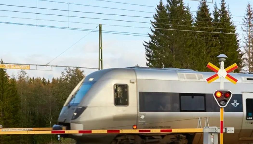 Ett 40-tal plankorsningar mellan Stöde–Ånge och Bräcke–Östersund tas bort. Foto: Trafikverket