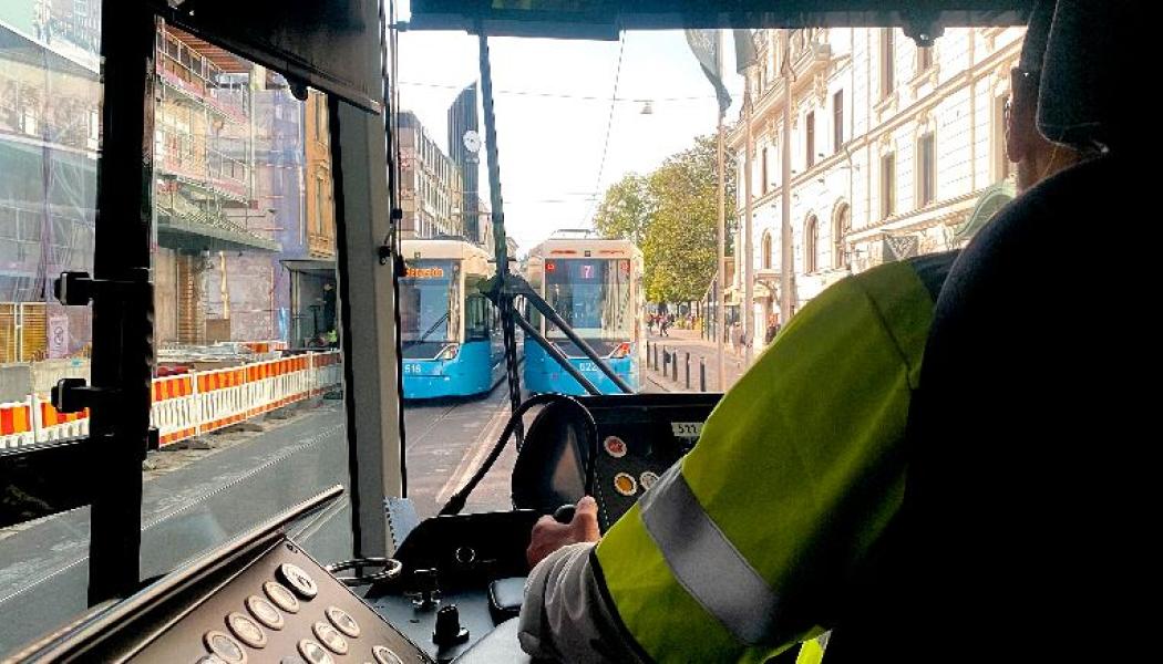 Fredrik Lilja på TLI tycker att det här utbytet av kunskap gynnar både Göteborgs Spårvägar och MTR.
 Foto: Göteborgs spårvägar