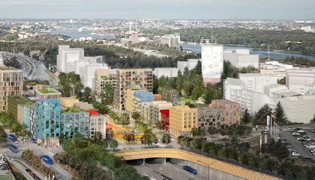 Värmdöleden-taket skal gi plass til T-banen og bussterminalen