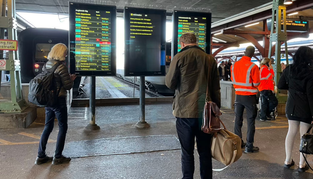 På grund av arbeten med Olskroken planskildhet påverkas tågtrafiken på flera sträckor runt Göteborg. Foto: Trafik Göteborg