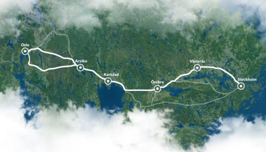 Oslo-Sthlm 2.55 melder om nye ruteberegninger mellom Oslo og Stockholm