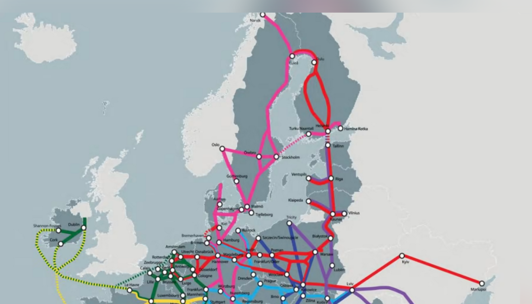 Hela sträckan Oslo-Stockholm inkluderas i den så kallade Scan-Med-Korridoren. Karta: Oslo-Sthlm 2.55