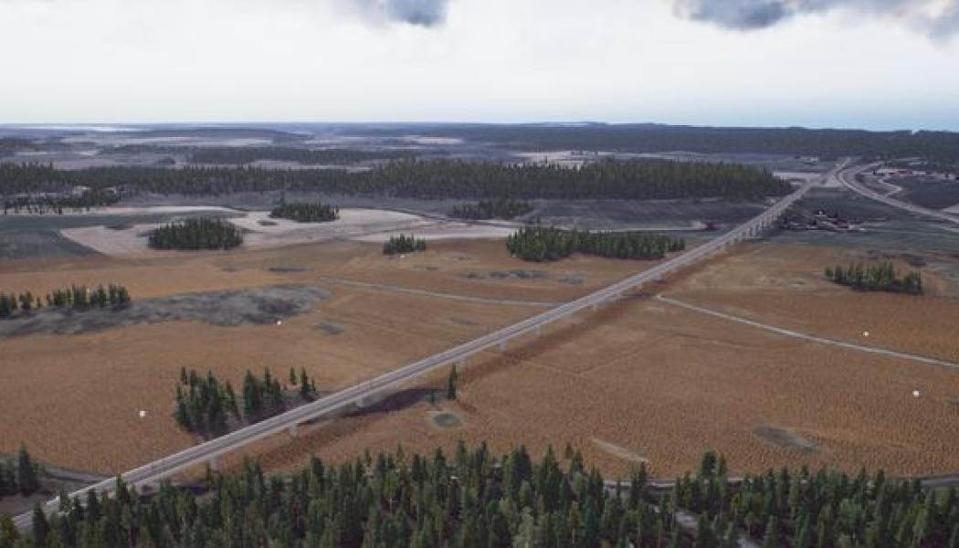 Trosaåns dalgång Foto: Trafikverket