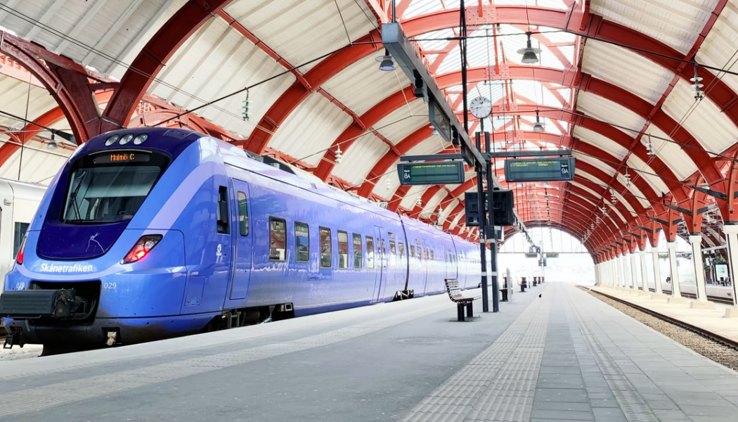 Pågatågen 40 år firas på Malmö C. Foto: Skånetrafiken 