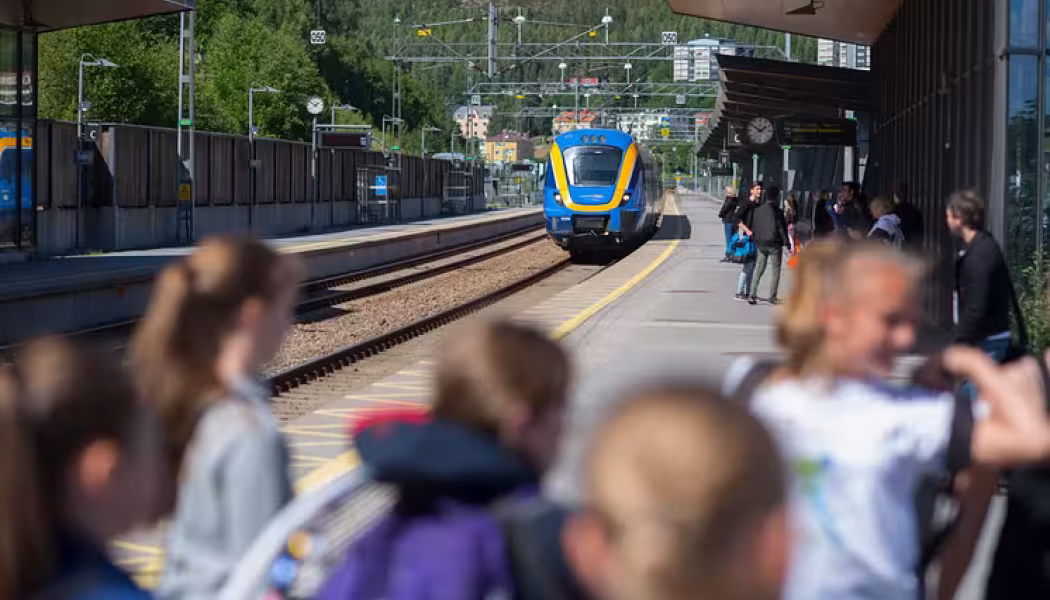 Besökare får möjlighet att kliva ombord, träffa personal från Norrtåg och VR Foto: Norrtåg
