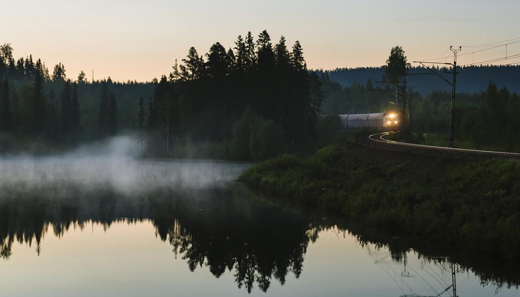 Hastighetshöjande åtgärder på järnväg i Sollefteå. Foto: Matilda Holmqvist, Johnerbildbyrå