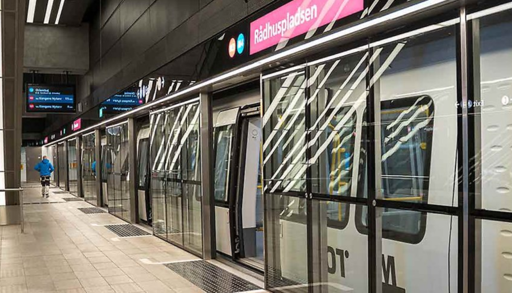 Metrostationen Rådhuspladsen i Köpenhamn. Foto: Malmö stad