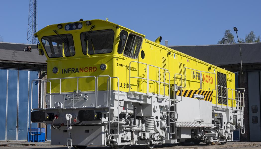 Infranord TB-lok 2025. Foto: Zeppelin, Cat
