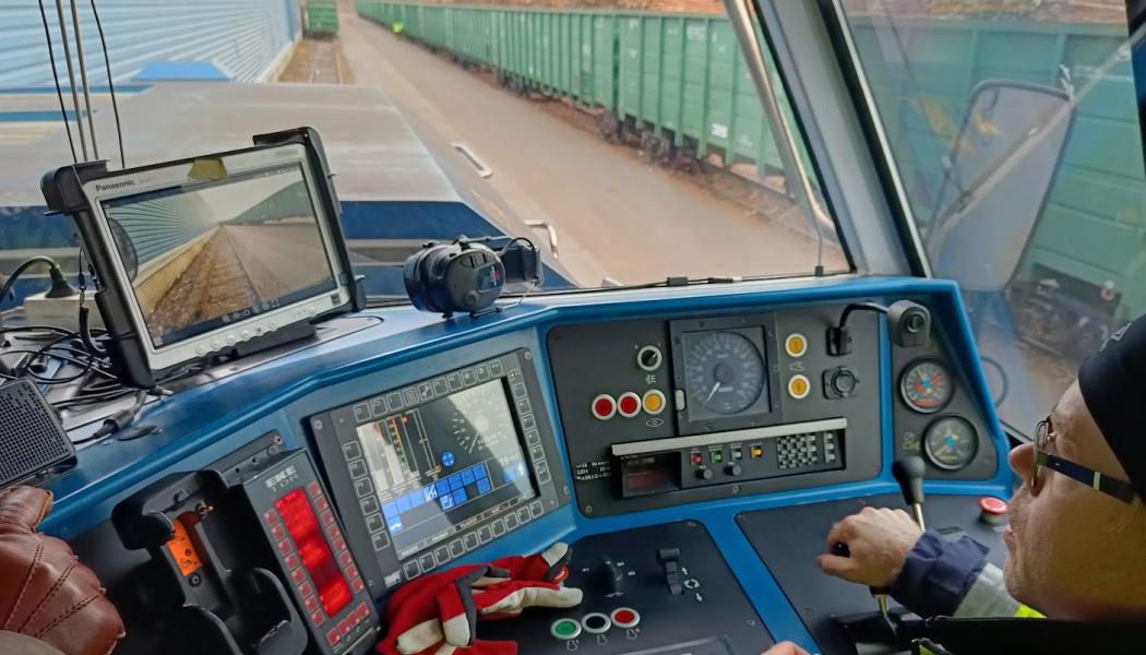 Förarmiljö. Foto: Railway Metrics and Dynamics