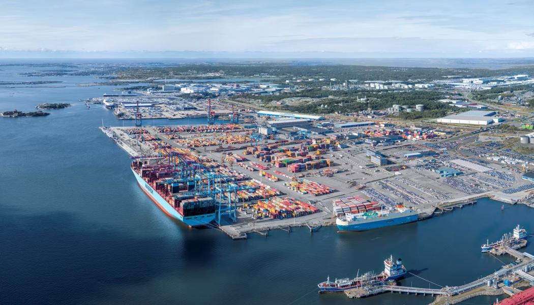 2025 blev ett nytt rekordår för Göteborgs Hamn med 934 000 hanterade containrar. Bild: Göteborgs Hamn.