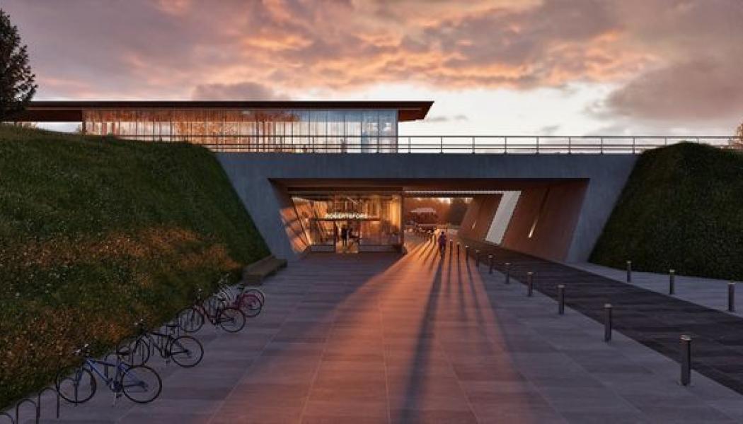 Robertsfors regionaltågstation Grafik: Trafikverket