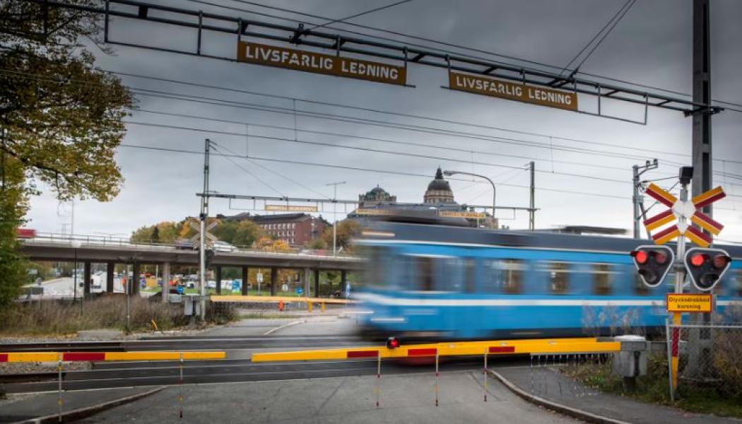 Snart öppnar en ny planskild korsning vid Frescati. Foto: SL