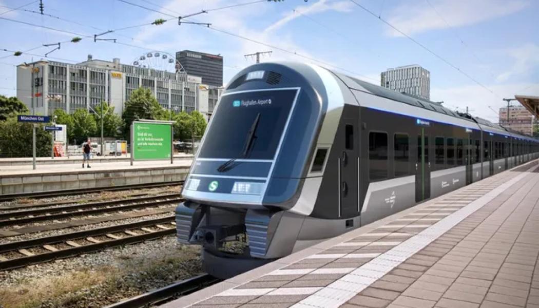 De nya tågen består av 13 vagnar med en total längd på cirka 202 meter och plats för upp till 1 841 passagerare. De ska komplettera den befintliga tågflottan och bidra till att öka kapaciteten i Münchens stads- och regionaltrafik. Bild: Siemens Mobility